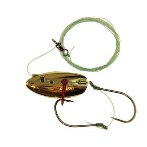Krippled Anchovy Barbless Tandem, Gold