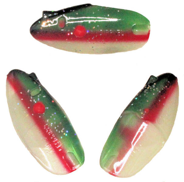 Krippled Anchovy Unrigged 3-pack, #168-Army Truck on Glow