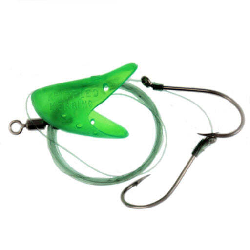 Krippled Herring #2, Green, Barbed Tandem Rig