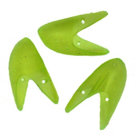 Krippled Herring #1 Unrigged 3-pack, Chartreuse