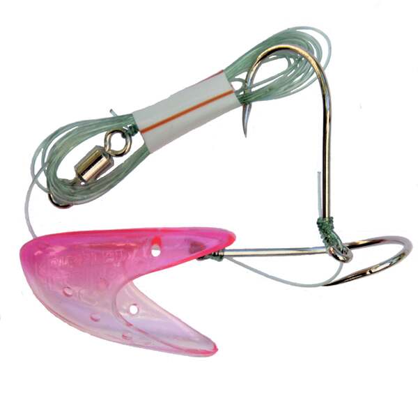 Krippled Herring #1 Barbless Tandem, #215- Bubble Gum on U.V.