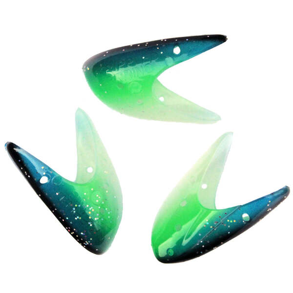 Krippled Herring #1 Unrigged 3-pack, #638- Seahawks on Glow