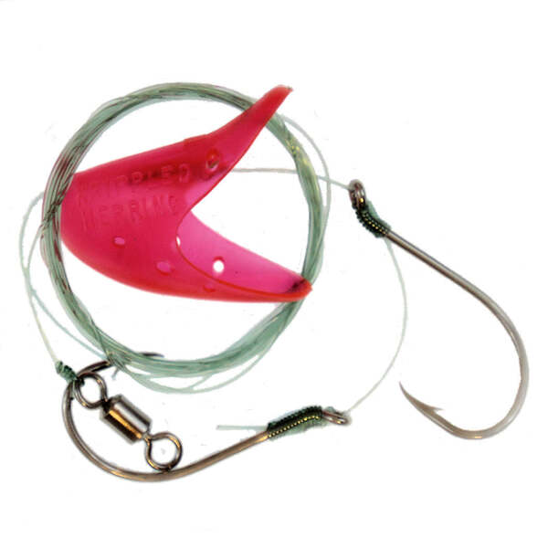 Krippled Herring #2, Red, Barbed Tandem Rig
