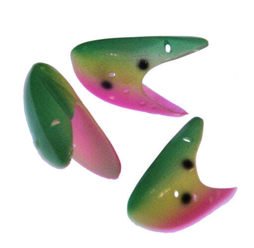 Krippled Herring #1 Unrigged 3-pack, #513- Watermelon on Glow